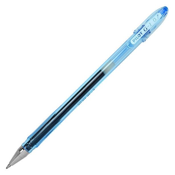 Pilot BL-G1-7T Fine Nib 0.7mm Gel Ink Rollerball Pen Blue