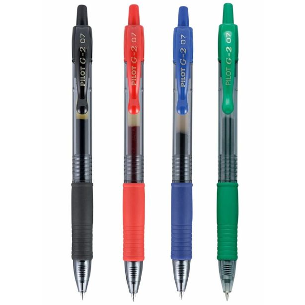 Pilot G2 Fine 0.7 Retractable Gel Pens