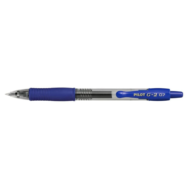Pilot G2 07 Retractable Rollerball Gel Ink Pen 0.7mm Blue ink