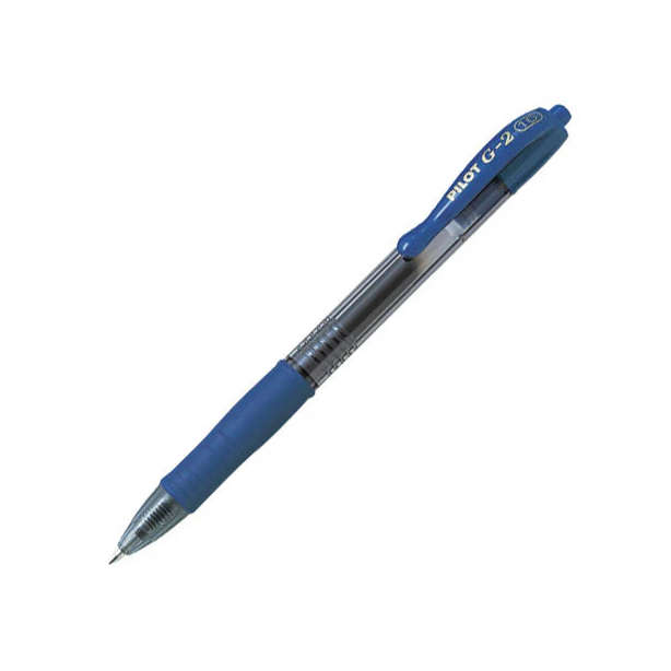 Pilot G2 1.0mm Broad Tip Retractable Rollerball Pen Blue Ink