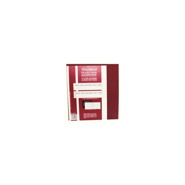 48/13, Guildhall Headliner Book 80 Pages 298x273mm, 13 cash columns