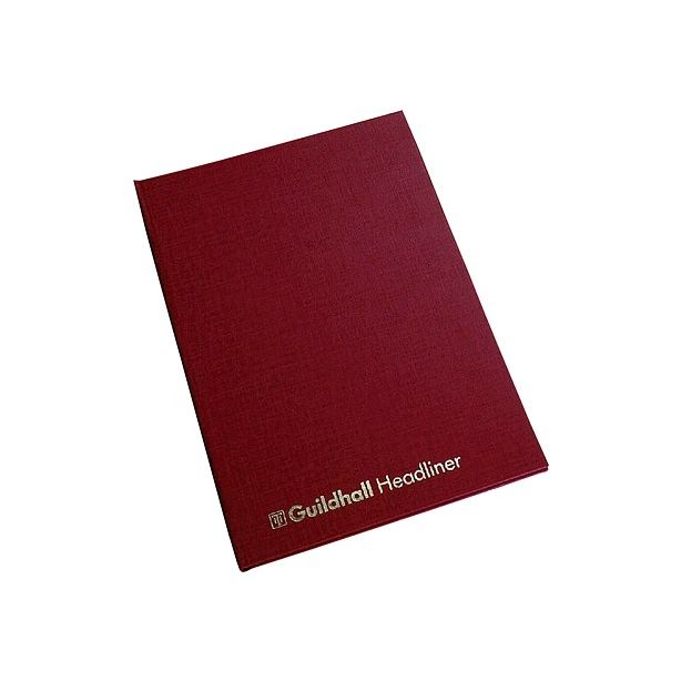 Guildhall Headliner Book, Series 38, 18 cash columns, 38/18