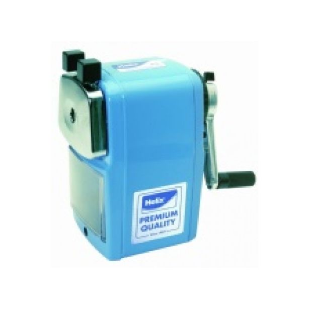 Helix Desktop Pencil Sharpener Q32, Blue