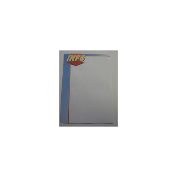 Decadry Preprinted A4 Paper, Info, 80gsm, Pack of 10