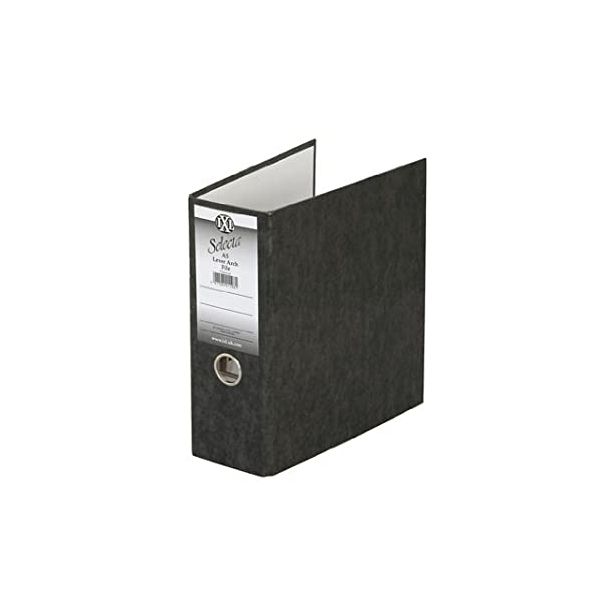 IXL Leverarch File, A5, Upright, Black