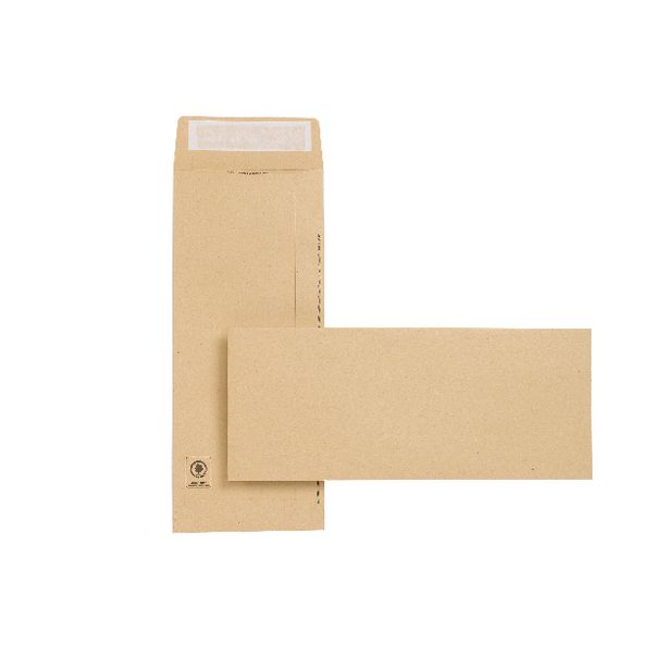 305 x 127mm Manilla Pocket Envelopes 130gsm Peel and Seal Easy Open, Pack of 250