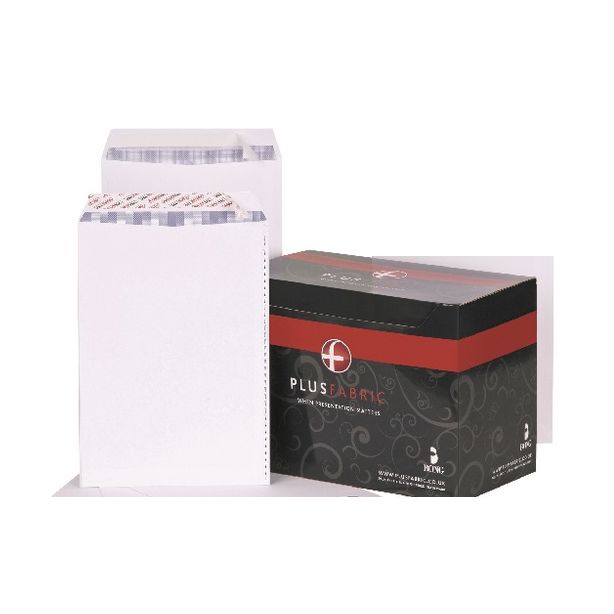 C4 White Pocket Envelopes 120gsm Easy Open, Peel and Seal, Pack of 250