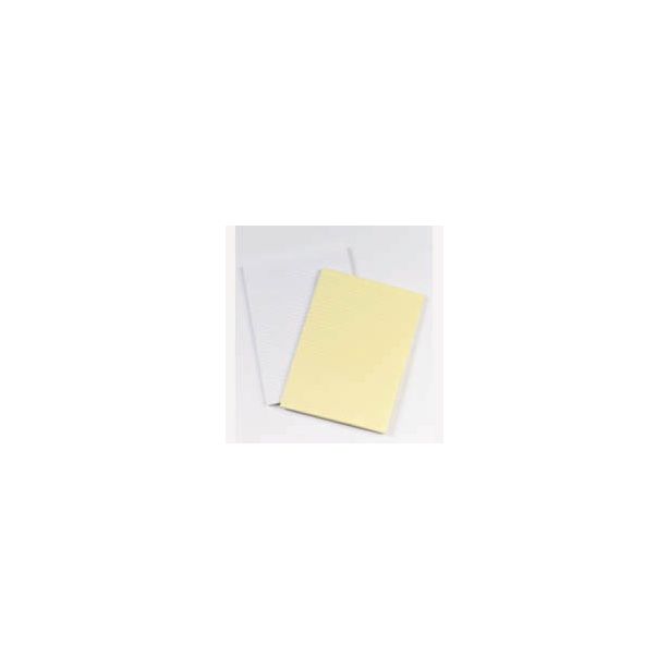 Q Connect Memo Pad, A4, Ruled Feint, 60 Leaf, Yellow