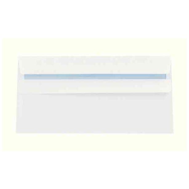 Q-Connect White Wallet Envelopes, Peel & Seal, DL