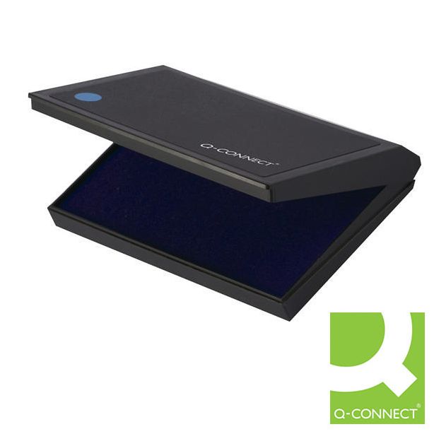 Q-Connect Large Stamp Pad Blue