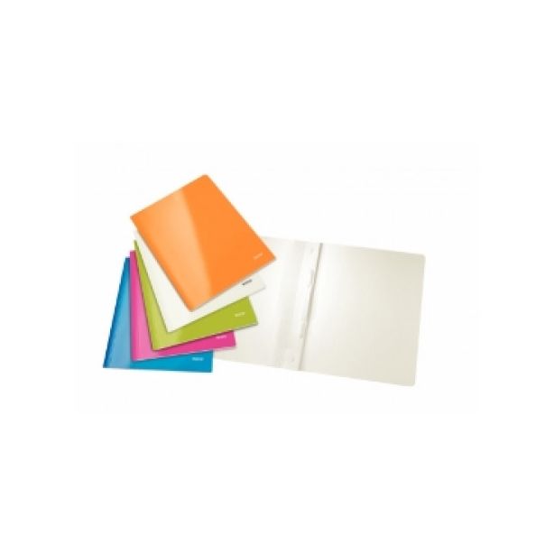 Leitz Wow Range Flat Bar File Assorted Colours, Pack of 10