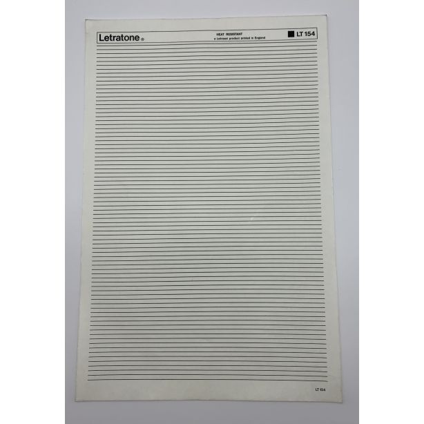 Letraset Letratone 154