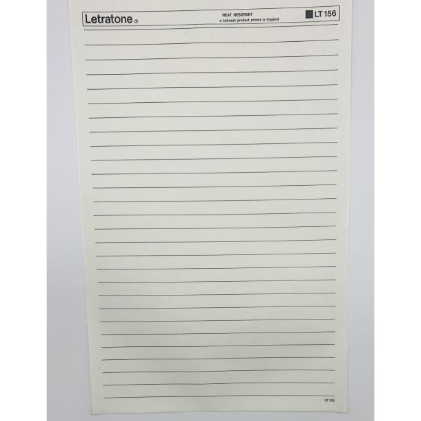 Letraset Letratone 156