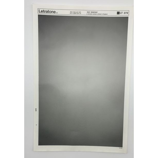 Letraset Letratone 272 50.0 lines per inch 19.75 lines per cm