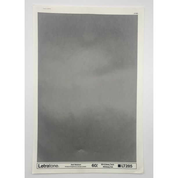 Letraset Letratone 285 60% 101.5 lines per inch 40 lines per cm