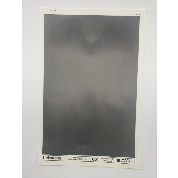 Letraset Letratone 287 80% 101.5 lines per inch 40 lines per cm