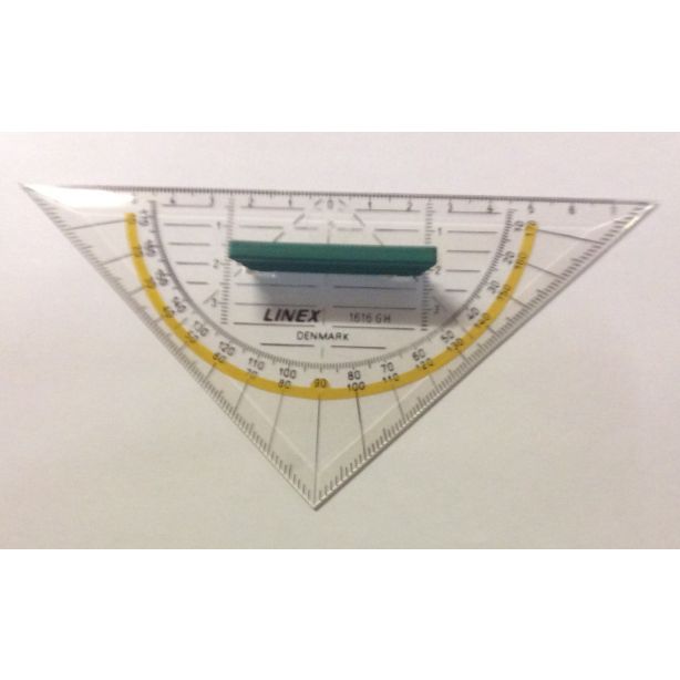 Linex Geometry Set square with handle, H:160, K:110