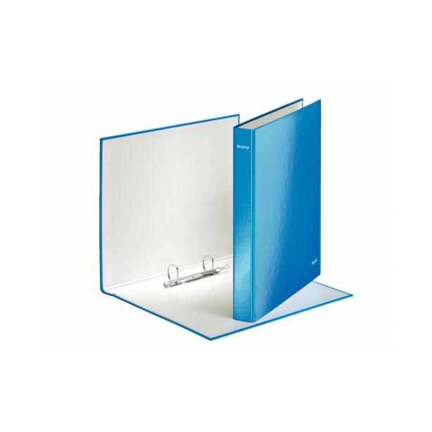 Leitz Wow Ring Binder, 25mm 2 D Ring, Metallic Blue