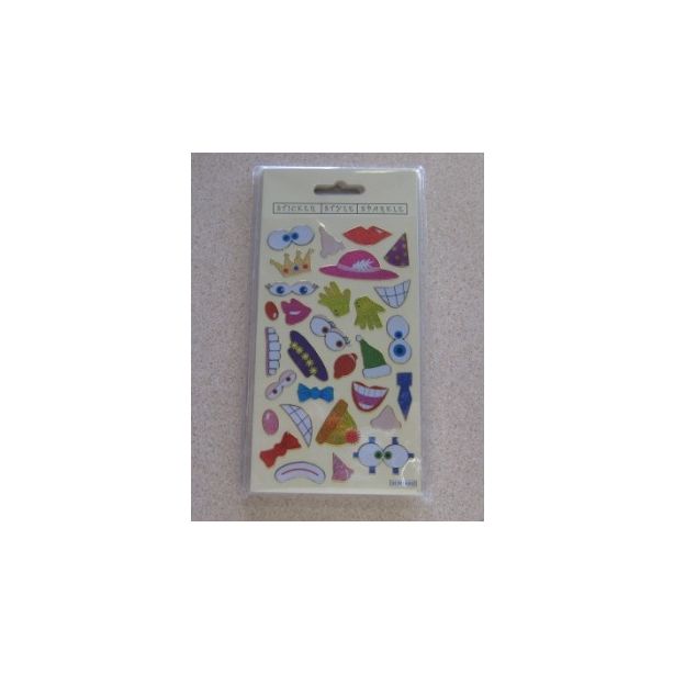 Paper Projects Stickers. Funny Faces