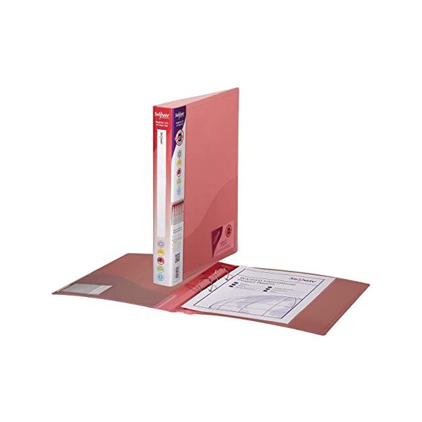 Snopake 2 Ring 15mm A4 Ringbinder Electra Pink