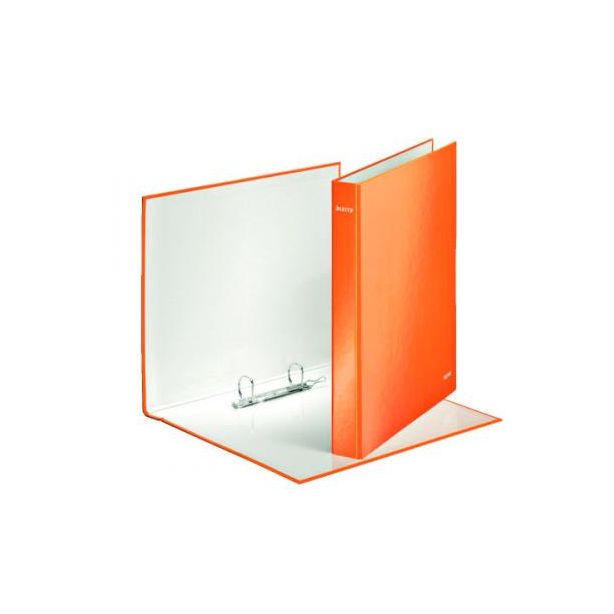 Leitz Wow Ring Binder, 25mm 2 D Ring, Metallic Orange