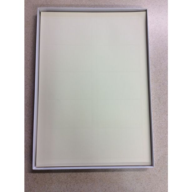 Decadry Rib Chamois 10 Business Cards on an A4 Sheet, 165gsm, Pack of 120 Cards 
