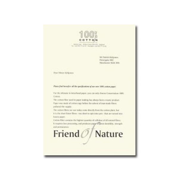 Decadry CorporateLine Cotton Ivory Paper 95gsm A4, Pack of 25