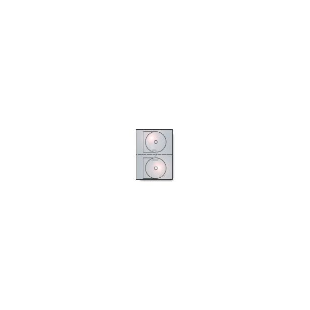 Decadry CD/DVD Silver Labels, 117 x 17mm, Pack of 24 labels