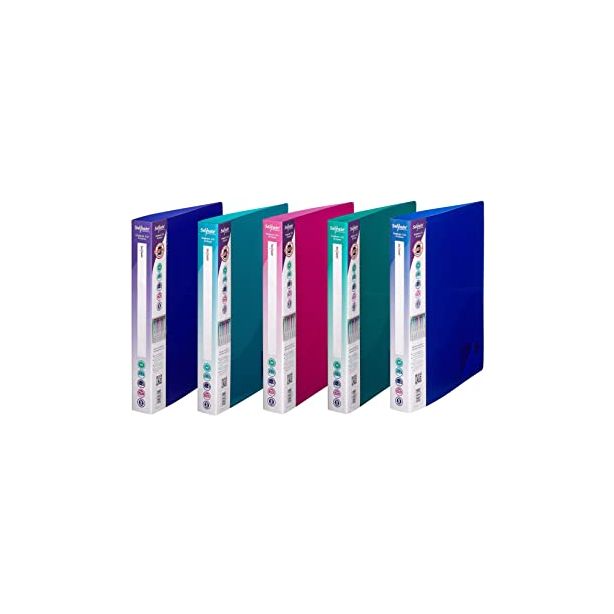 Snopake A4 RingBinder 2-Ring (16mm capacity) Electra Pink