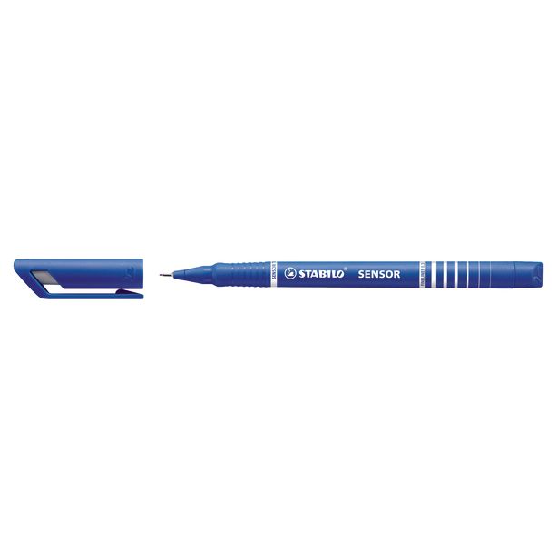 Stabilo Sensor 189, Blue, Line Width 0.3mm. Pack of 10
