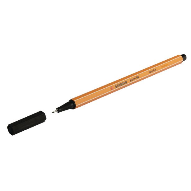 Stabilo Point 88 Fineliners. 0.4mm. Black. Pack of 10 