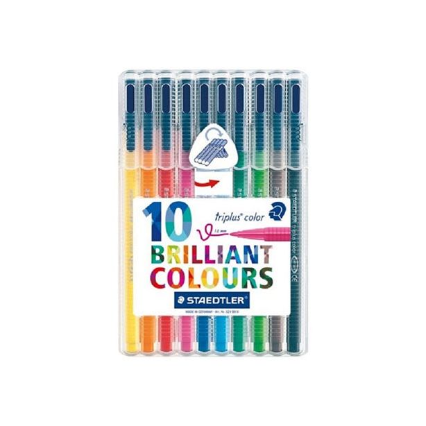 Staedtler Triplus Colour Pens. Assorted. Pack of 10
