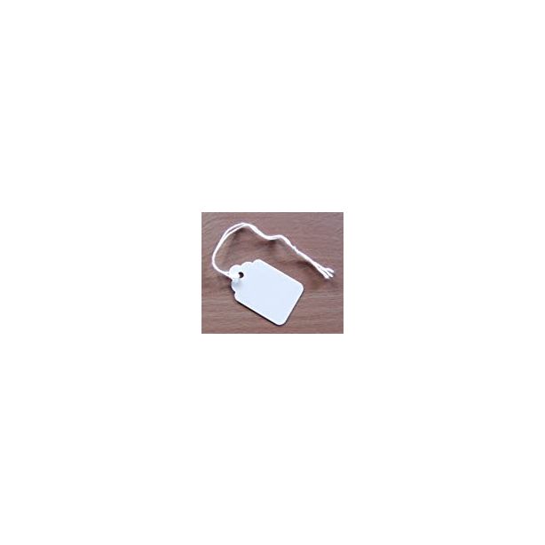 Zip Swing Tickets 37x24mm, Strung, Pack of 1000