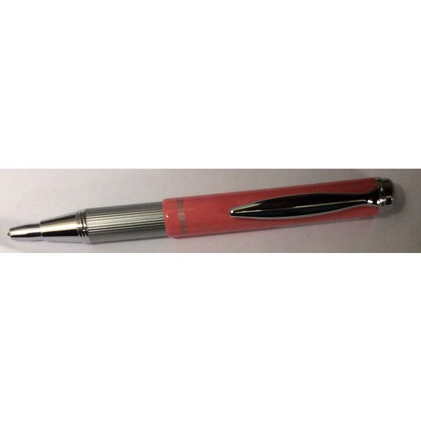 Zebra Telescopic Brights Expandable Ball Pen, Pink Barrel