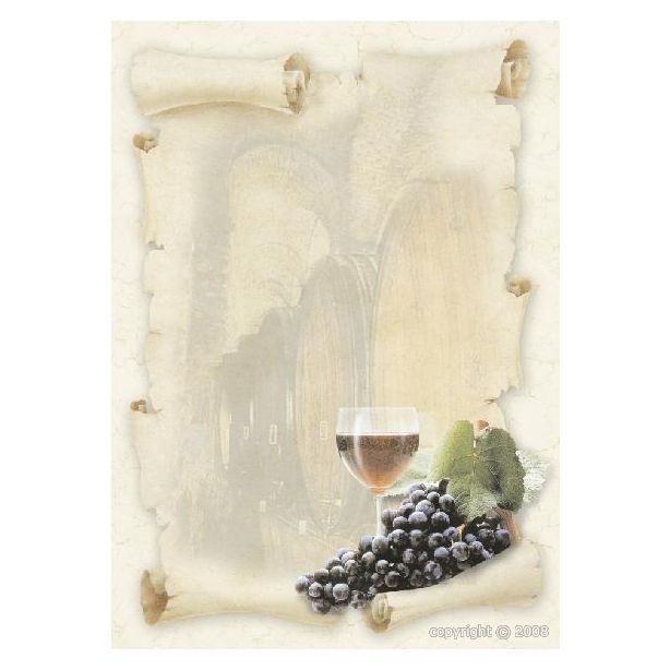 Decadry Preprinted A4 Paper, 90gsm, Wine Cellar 