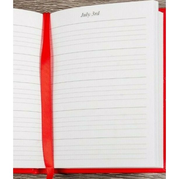 Tuscana Grain Leather Five Year Diary 140x95mm, Lime Green