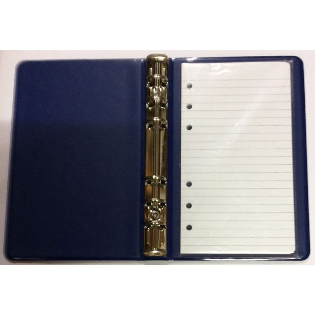 Twinlock Style Memo Book & Feint Ruled Paper,180 x 115mm (6.75 x 3.75 inches), Blue