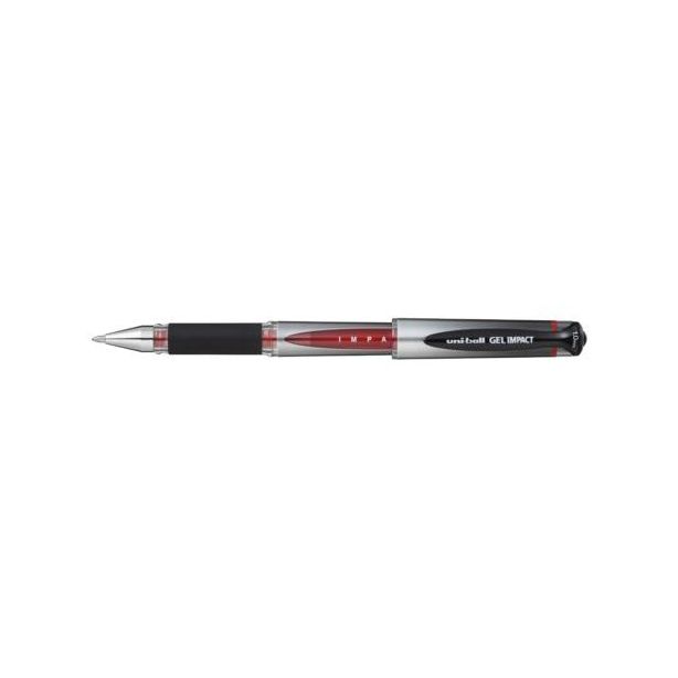 Uni-Ball Signo Gel Impact 1.0 Rollerball Pens, Red