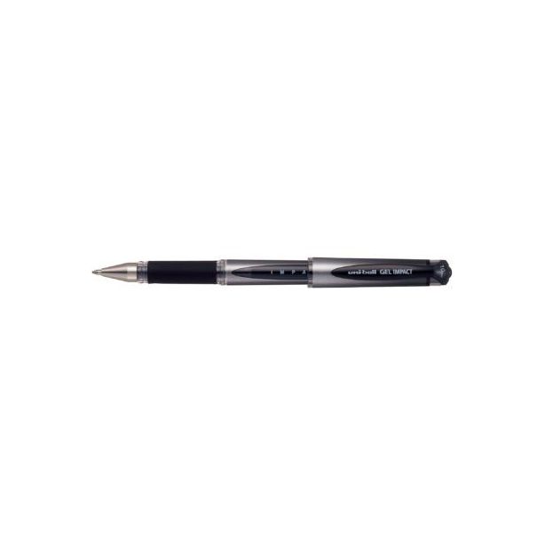 Uni-Ball Signo Gel Impact 1.0 Rollerball Pens, Black