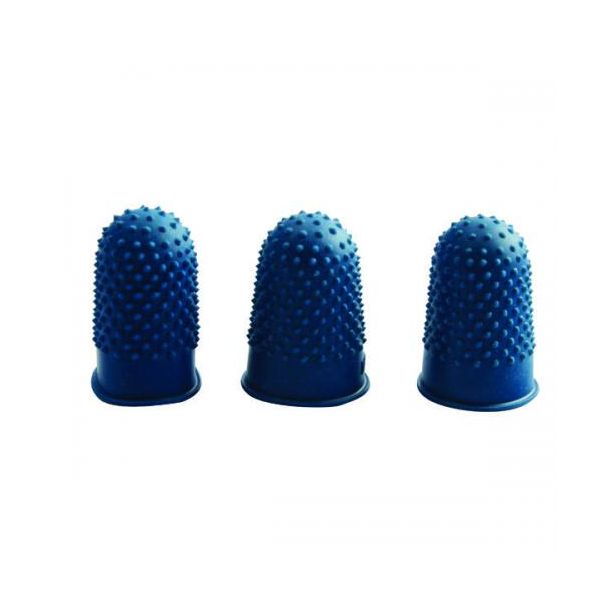 Q Connect Thimblettes Size 1 Blue, Pack of 3