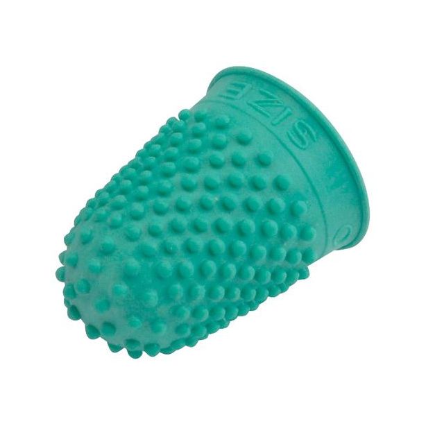 Q Connect Thimblettes Size 0 Green, Pack of 8