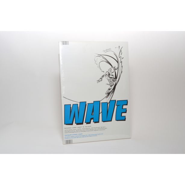 Wave Drawing Pad. 130gsm. A4