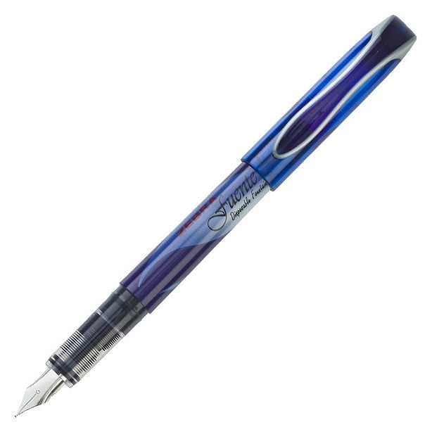 Zebra Fuente Disposable Fountain Pen Blue