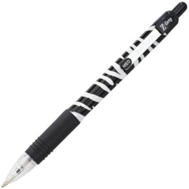 Zebra Z-Grip Funky Ball Point Pens Zebra Print Design