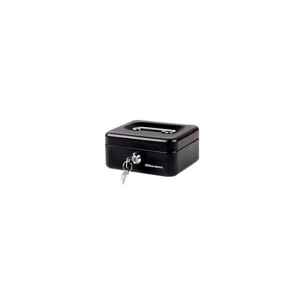 Zip Black Cash Box, 10 inch, 250 x 180 x 90mm