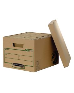 Bankers R-Kive Earth Series Storage Boxes, Brown, Pack of 10