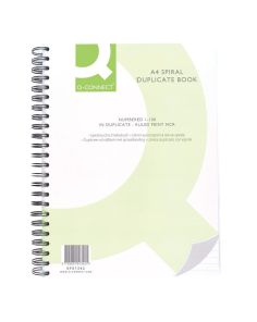 Q Connect Wiro Duplicate Book, A4