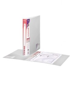 Snopake RingBinder 2-Ring A4 (25mm capacity) Classic Clear Pack of 10