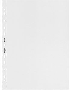 Rexel Superfine A4 Polypropylene Pocket Clear Pack of 100
