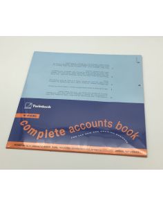 Twinlock Bank Balance/Summary/VAT Sheets Refill, 11293, for Complete Accounts Book